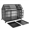 52" Heavy Duty Large Dog Kennels with Lockable Wheels