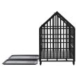 52" Heavy Duty Large Dog Kennels with Lockable Wheels