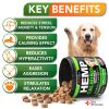 Hemp & Melatonin Calming Chews for Dogs with Anxiety & Stress 120 Treats