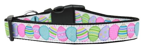 Easter Egg Nylon Dog Collar (Option: Large)