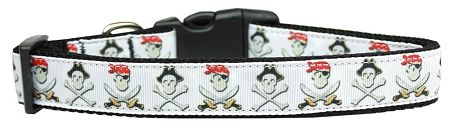 Jolly Roger Nylon Dog Collar (Option: Large)