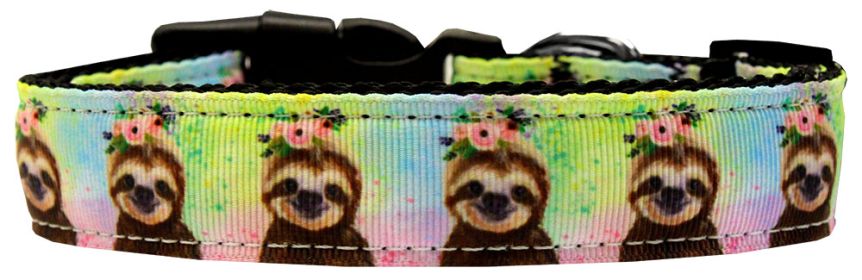 Pretty Baby Sloths Nylon Dog Collar (Option: Large)