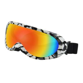 Windproof Cool-Dog Sunglasses (Option: Zebra frame)