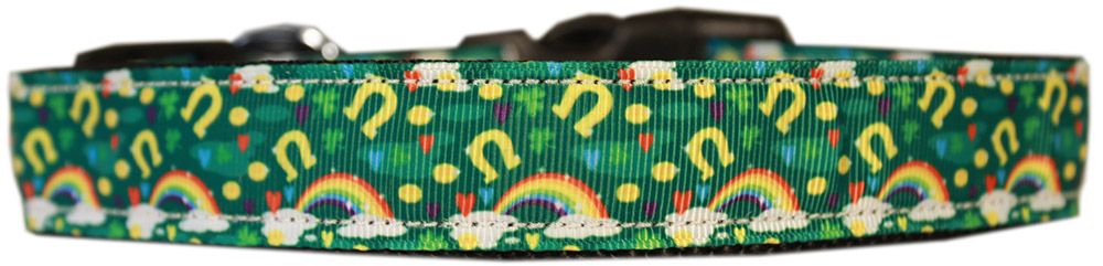 Lucky Puppy Charms Nylon Dog Collar (Option: Sm)